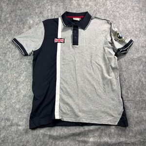 Bentley Motors Mens‎ Multicolor Grand Prix Racing Short Sleeve Polo SZ M